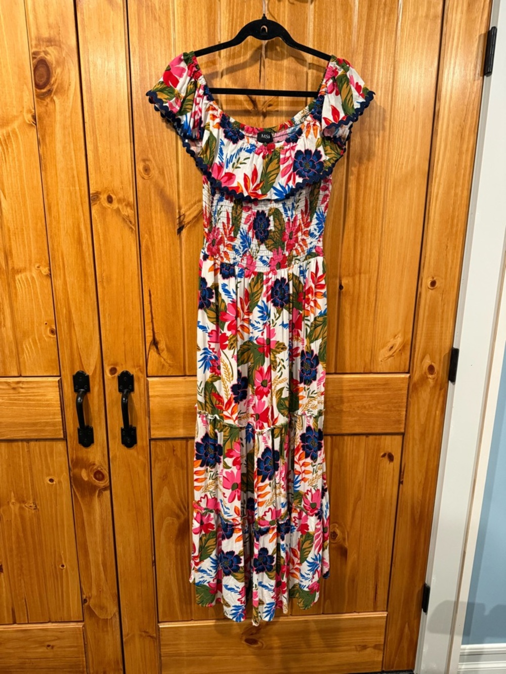 MSK Floral Maxi Dress